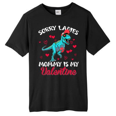 Valentines Day Dinosaur Heart Mom Funny Lovers Cool Gift Tall Fusion ChromaSoft Performance T-Shirt