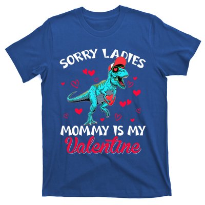 Valentines Day Dinosaur Heart Mom Funny Lovers Cool Gift T-Shirt