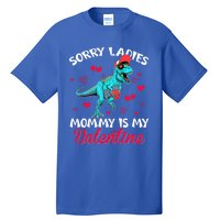 Valentines Day Dinosaur Heart Mom Funny Lovers Cool Gift Tall T-Shirt