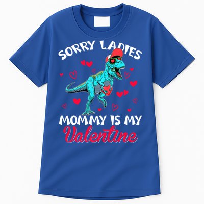 Valentines Day Dinosaur Heart Mom Funny Lovers Cool Gift Tall T-Shirt