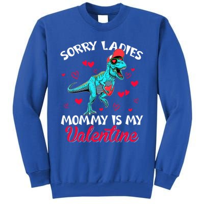 Valentines Day Dinosaur Heart Mom Funny Lovers Cool Gift Tall Sweatshirt