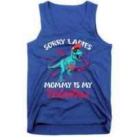 Valentines Day Dinosaur Heart Mom Funny Lovers Cool Gift Tank Top