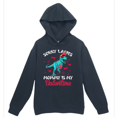 Valentines Day Dinosaur Heart Mom Funny Lovers Cool Gift Urban Pullover Hoodie