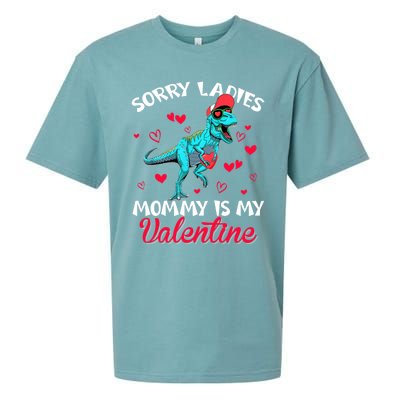 Valentines Day Dinosaur Heart Mom Funny Lovers Cool Gift Sueded Cloud Jersey T-Shirt