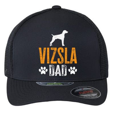 Vizsla Dad Design Dog Daddy Vizsla Father Dad Owner Lover Flexfit Unipanel Trucker Cap