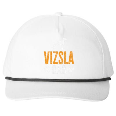 Vizsla Dad Design Dog Daddy Vizsla Father Dad Owner Lover Snapback Five-Panel Rope Hat