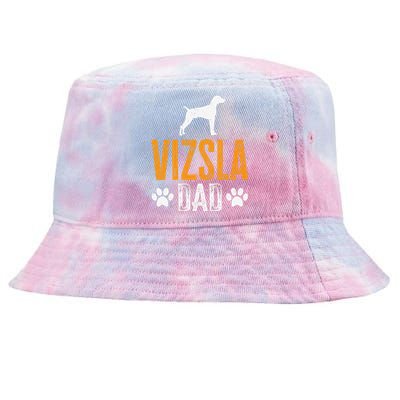 Vizsla Dad Design Dog Daddy Vizsla Father Dad Owner Lover Tie-Dyed Bucket Hat