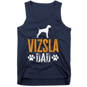 Vizsla Dad Design Dog Daddy Vizsla Father Dad Owner Lover Tank Top