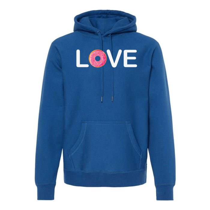 Valentine's Day Donut Love Gift Premium Hoodie