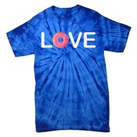 Valentine's Day Donut Love Gift Tie-Dye T-Shirt