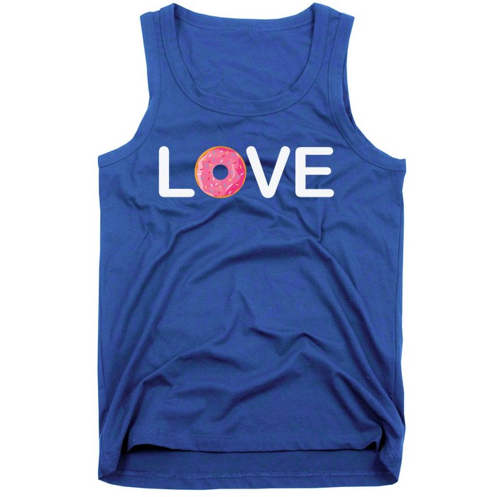 Valentine's Day Donut Love Gift Tank Top