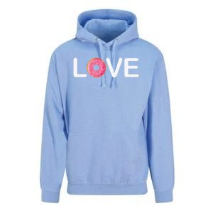 Valentine's Day Donut Love Gift Unisex Surf Hoodie