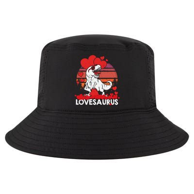 Valentines Day Dinosaur Lovesaurus Hearts Teens Funny Gift Cool Comfort Performance Bucket Hat