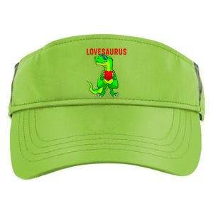 Valentines Day Dinosaur T Rex Valentine Lovesaurus Funny Gift Adult Drive Performance Visor