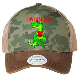 Valentines Day Dinosaur T Rex Valentine Lovesaurus Funny Gift Legacy Tie Dye Trucker Hat