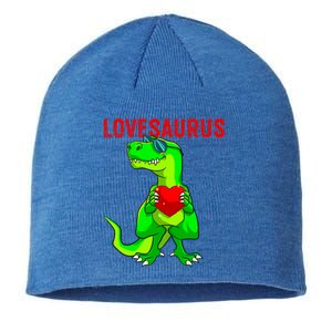 Valentines Day Dinosaur T Rex Valentine Lovesaurus Funny Gift Sustainable Beanie