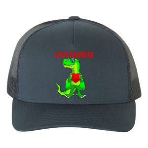 Valentines Day Dinosaur T Rex Valentine Lovesaurus Funny Gift Yupoong Adult 5-Panel Trucker Hat