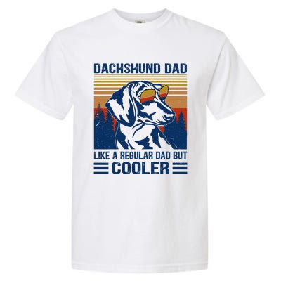 Vintage Dachshund Dad Like A Regular Dad But Cooler Funny (1) Garment-Dyed Heavyweight T-Shirt