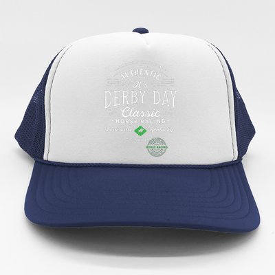 Vintage Derby Day Louisville Kentucky Horse Racing Meaningful Gift Trucker Hat