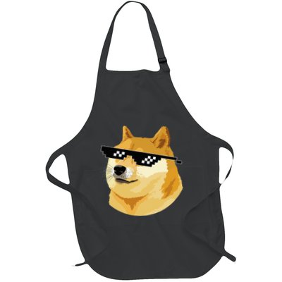 Vintage Doge Dogecoin Shiba Inu Coin Token Apron