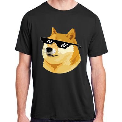 Vintage Doge Dogecoin Shiba Inu Coin Token Adult ChromaSoft Performance T-Shirt