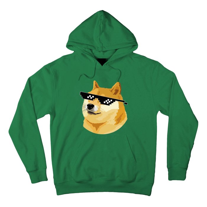 Vintage Doge Dogecoin Shiba Inu Coin Token Hoodie