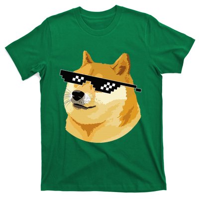 Vintage Doge Dogecoin Shiba Inu Coin Token T-Shirt