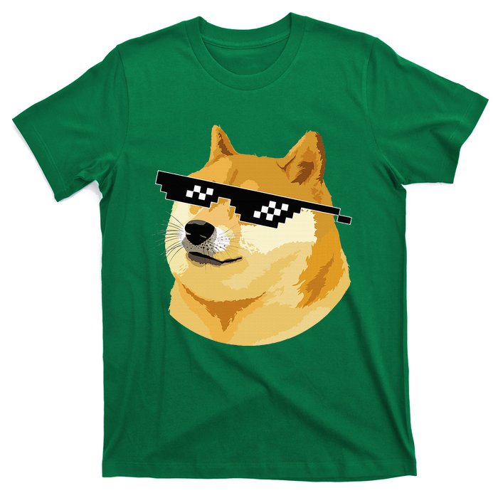 Vintage Doge Dogecoin Shiba Inu Coin Token T-Shirt