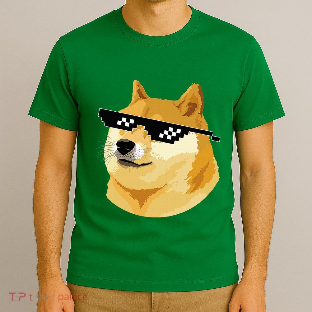 Vintage Doge Dogecoin Shiba Inu Coin Token T-Shirt