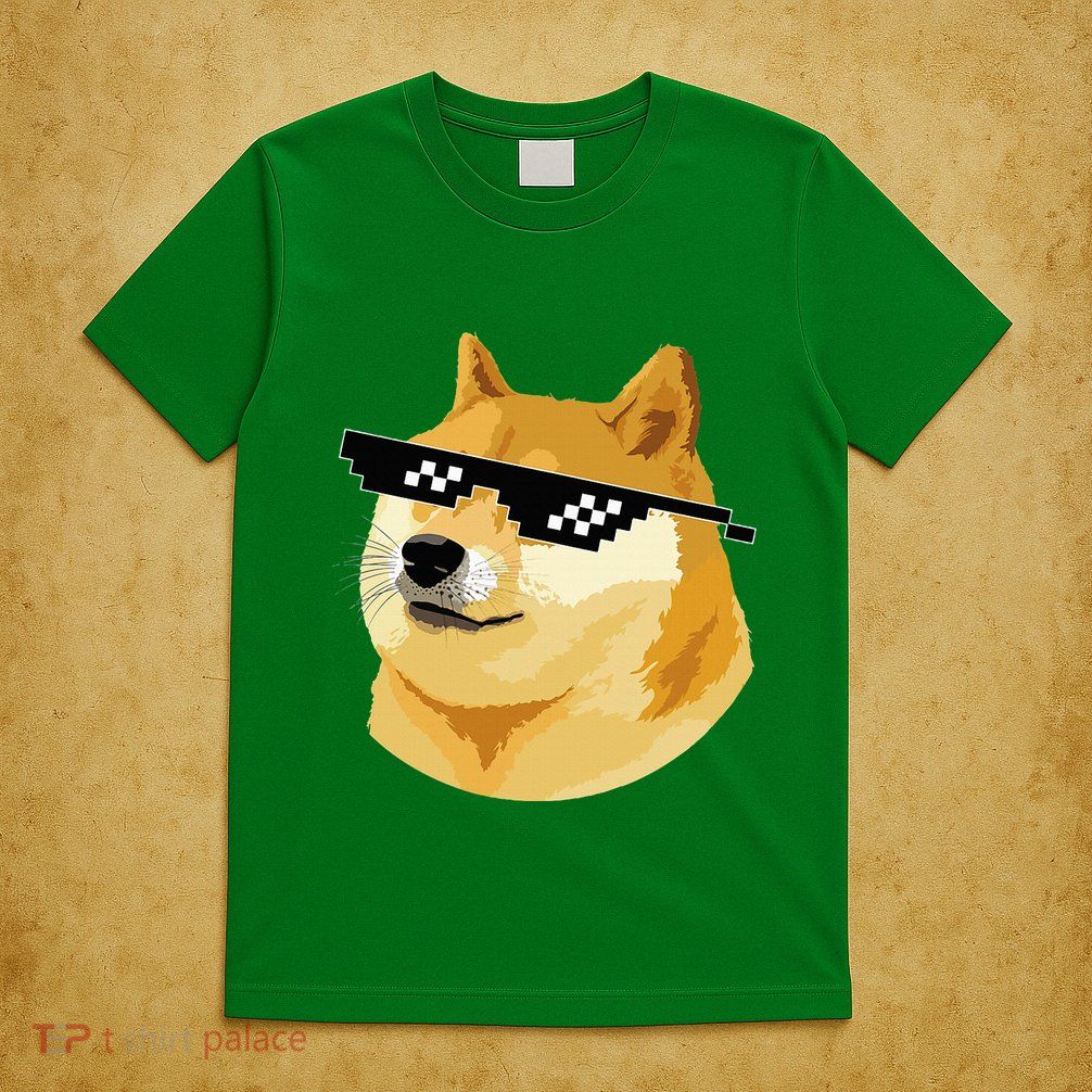 Vintage Doge Dogecoin Shiba Inu Coin Token T-Shirt