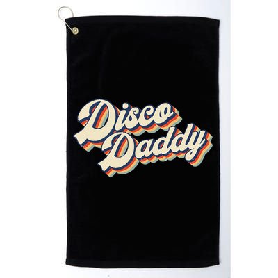 Vintage Disco Daddy Retro Matching 60s 70s Gift Dad Golf Towel