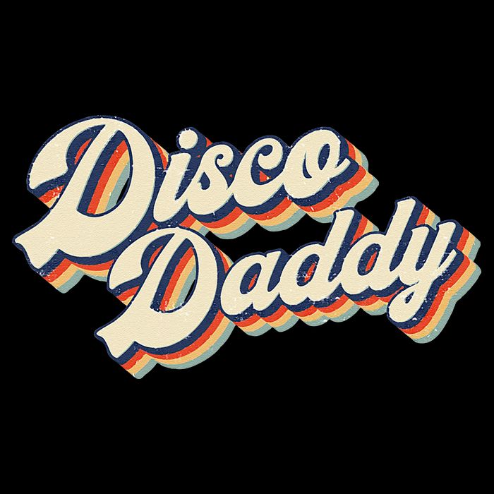 Vintage Disco Daddy Retro Matching 60s 70s Gift Dad Visor