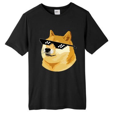 Vintage Doge Dogecoin Shiba Inu Coin Token Tall Fusion ChromaSoft Performance T-Shirt