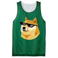 Vintage Doge Dogecoin Shiba Inu Coin Token Mesh Reversible Basketball Jersey Tank