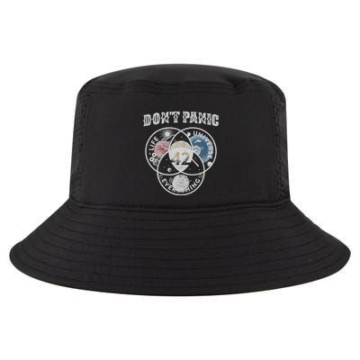 Venn Diagram DonT Panic Life The Universe And Everything 42 Cool Comfort Performance Bucket Hat