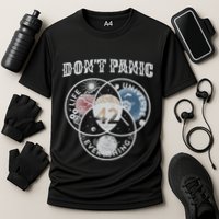 Venn Diagram DonT Panic Life The Universe And Everything 42 Performance Shirt