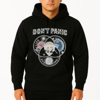 Venn Diagram DonT Panic Life The Universe And Everything 42 Hoodie