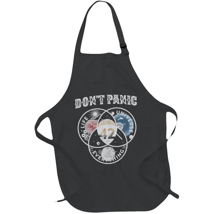 Venn Diagram DonT Panic Life The Universe And Everything 42 Apron
