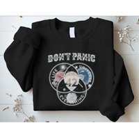Venn Diagram DonT Panic Life The Universe And Everything 42 Sweatshirt