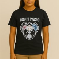 Venn Diagram DonT Panic Life The Universe And Everything 42 T-Shirt