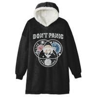 Venn Diagram DonT Panic Life The Universe And Everything 42 Hooded Wearable Blanket