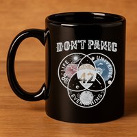 Venn Diagram DonT Panic Life The Universe And Everything 42 11oz C Handle Ceramic Mug