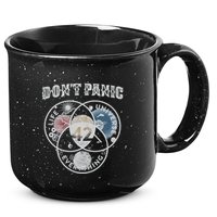 Venn Diagram DonT Panic Life The Universe And Everything 42 15oz Campfire Ceramic Mug