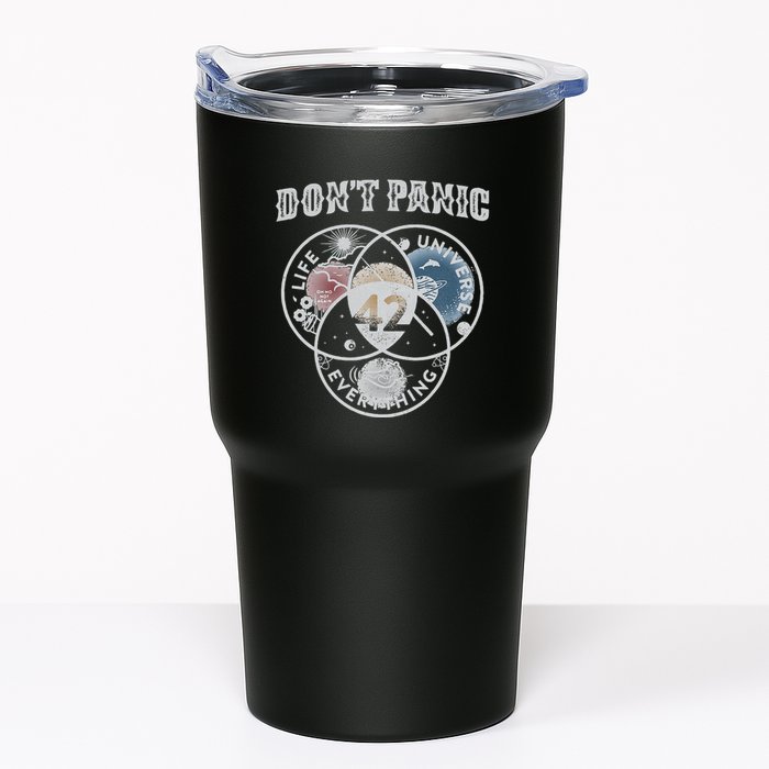 Venn Diagram DonT Panic Life The Universe And Everything 42 Tumbler