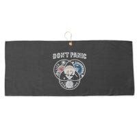 Venn Diagram DonT Panic Life The Universe And Everything 42 Large Microfiber Waffle Golf Towel