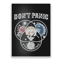 Venn Diagram DonT Panic Life The Universe And Everything 42 Poster