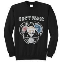 Venn Diagram DonT Panic Life The Universe And Everything 42 Tall Sweatshirt