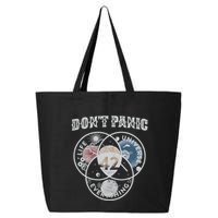 Venn Diagram DonT Panic Life The Universe And Everything 42 25L Jumbo Tote