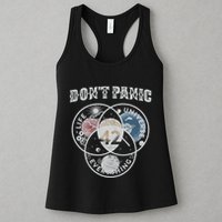 Venn Diagram DonT Panic Life The Universe And Everything 42 Womens Tank Top