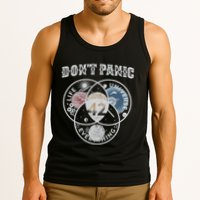 Venn Diagram DonT Panic Life The Universe And Everything 42 Tank Top